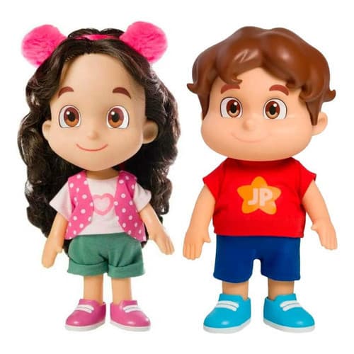 Maria Clara + JP Youtubers Articulados 15cm Presente dia das Criança Natal Bonecas Bonecos