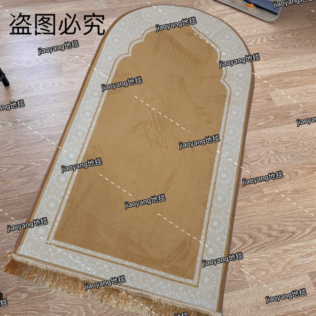 Engrossado 1.2cm estilo étnico Xinjiang tapete cor sólida simples sala de estar quarto casa étnica tapete antiderrapante