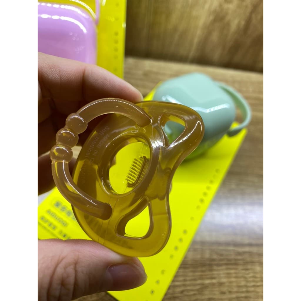 Aiduoqi chupeta para bebê recém-nascido, Super macia, toda em Silicone, Nano prata, chupeta com caixa de armazenamento, 