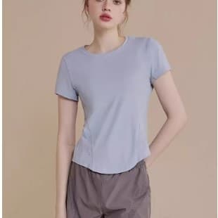 High-End roupas de Fitness de manga curta camiseta feminina de secagem rápida roupas de Yoga roupas de verão correndo tr