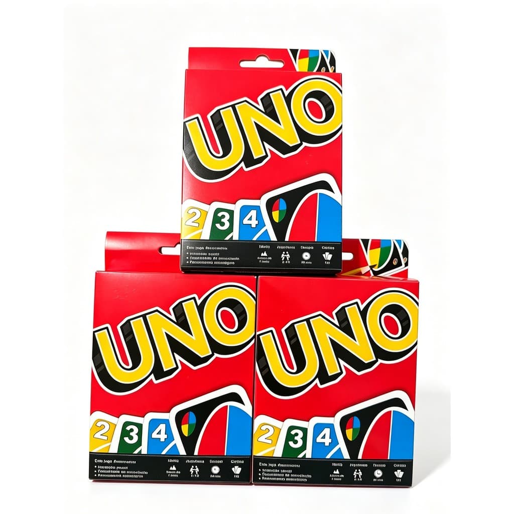 Jogo Do Uno  Cada Caxinha 112 Cartas Baralho Diversão Garantido em Família Amigos Lazer Ferias domino