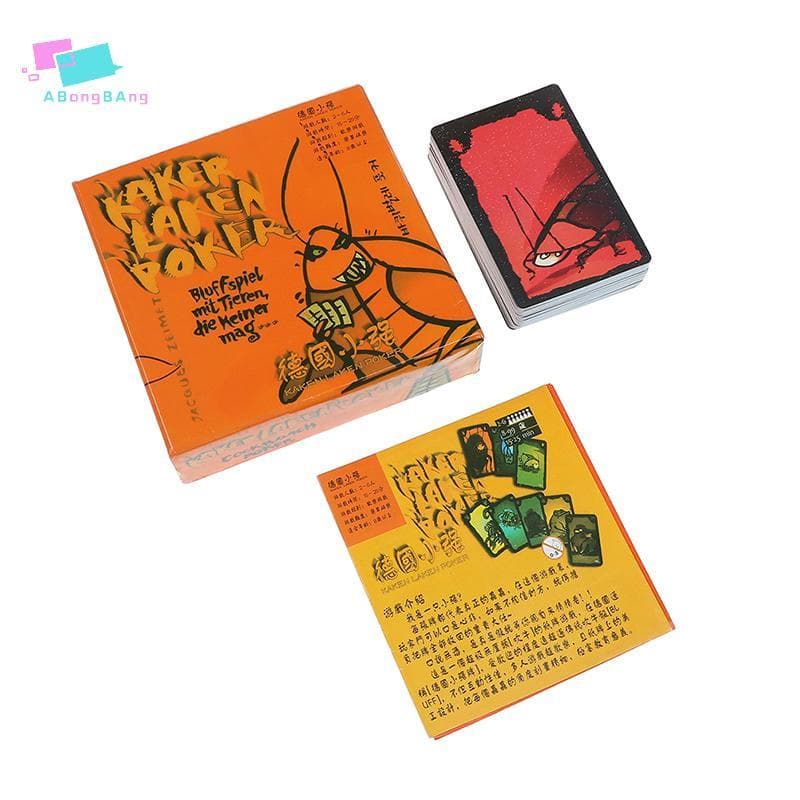Abongbanghn Jogo De Cartas Engraçado Kakerlaken Tabuleiro Festa Em Família Coroach Interno Agradável