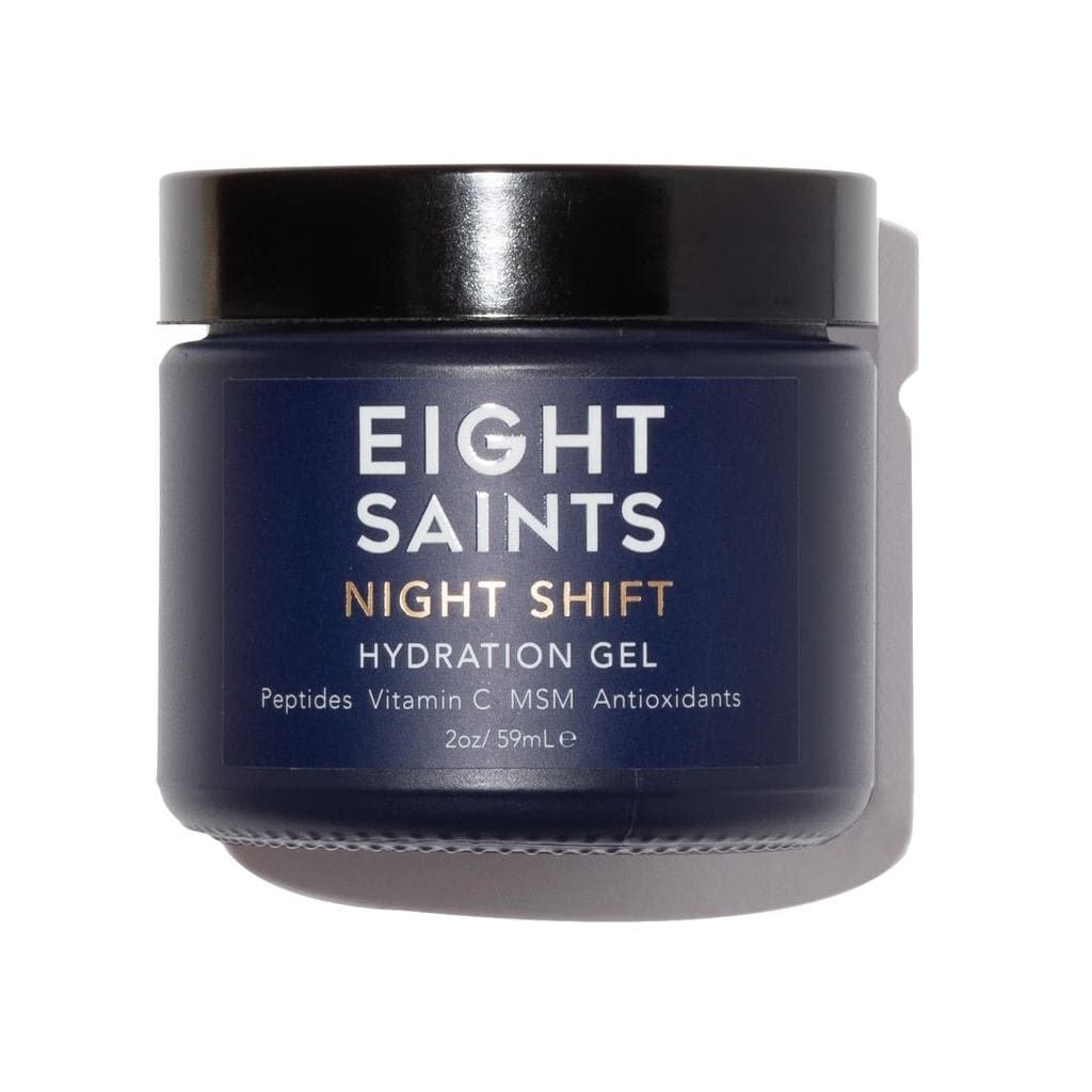 Gel Hidratante Facial Anti-Idade Eight Saints Night Shift, Creme Noturno Anti-Rugas para o Rosto para Reduzir Linhas Fin