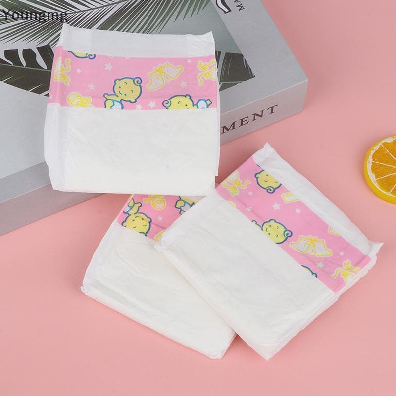 [Youngmg] 3 Peças De Calças De Fraldas Para Bonecas , Acessórios Presentes , Brinquedos Infantis DIY ngmg