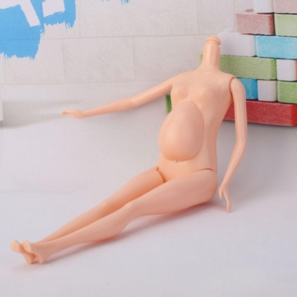 Brinquedos De Boneca Nua De Barriga Grande , Bonecas BJD Nuas Articuladas Removíveis Com 11 Móveis Multifuncionais Para 