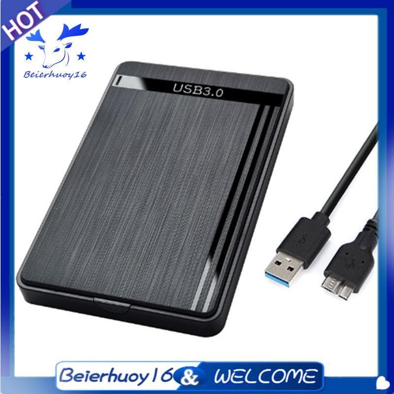 Gabinete HDD 2.5 " SATA Para USB3.0 Capas De Disco Rígido Móvel SSD Caixa De Armazenamento Externo Com Cabo USB3.0