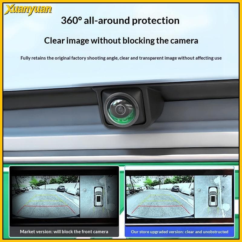 XYuan Protetor De Lente De Câmera De Carro , 2 Peças , Universal , Cobertura De 360 Graus , Proteção Visão Traseira Para