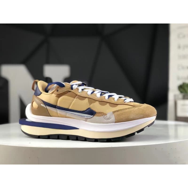 Tênis Waffle. Tênis esportivos de cano baixo, de marca conjunta, com dupla ranhura, para homens e mulheres, estilo para 
