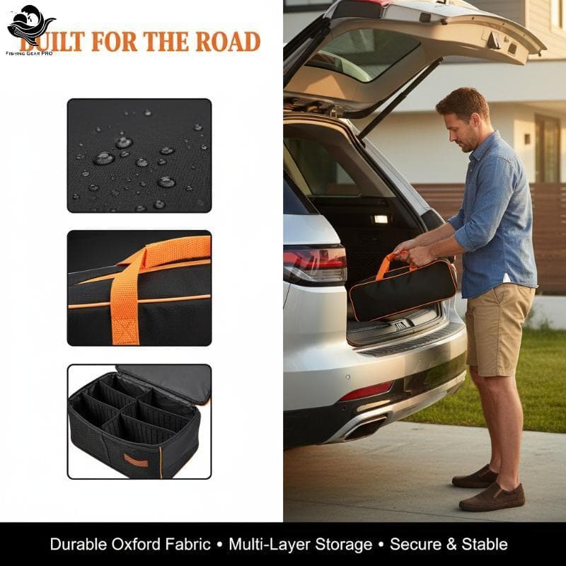PFG Portátil Ferramenta Do Carro Organizador Saco Espaçoso Caixa De Armazenamento Para Aspirador Automotivo Ferramentas 