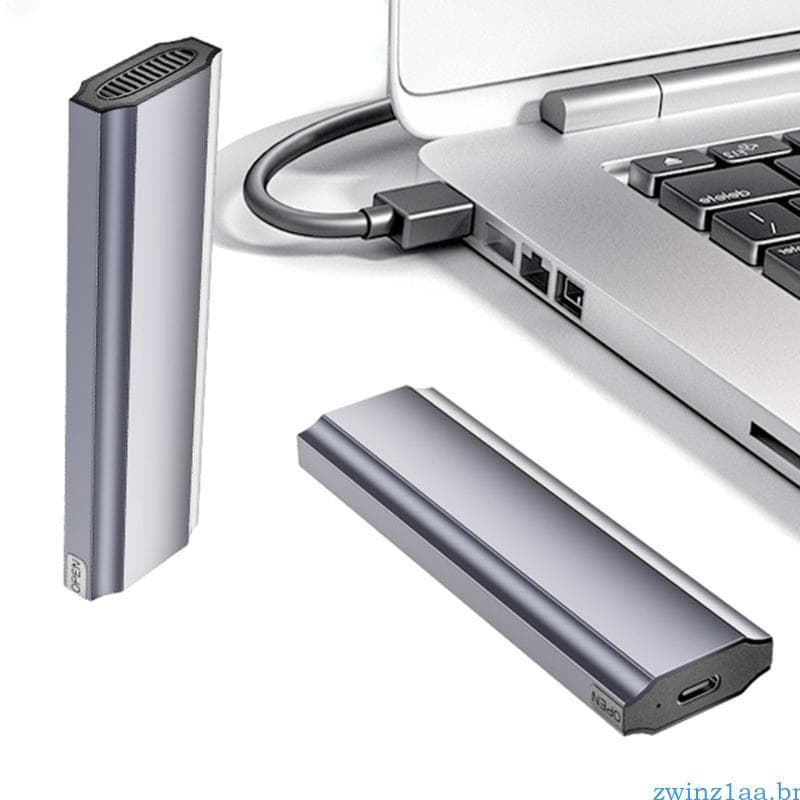 zwinz1aa m 2 NVMe SSD Gabinete 10 Gbps USB 3 1 A Adaptador De Liga De Alumínio Externo Caddy