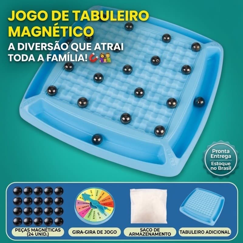 Tabuleiro Xadrez Magnético 3D com Dama Jogo de Estratégia Dobrável Educativo Portátil para Família Crianças Raciocínio