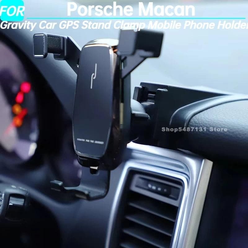 Gravidade Suporte Do Telefone Móvel Carro De Montagem De Ventilação De Ar Celular Para Porsche Macan Acessórios 2018 201