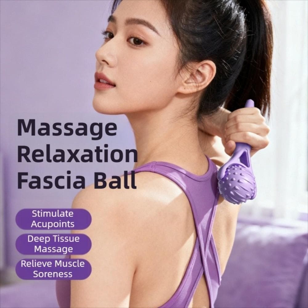 Massageador De Rolo Portátil INTREE , Bolas De Massagem Cervical Portáteis Para Relaxamento Muscular , Confortáveis