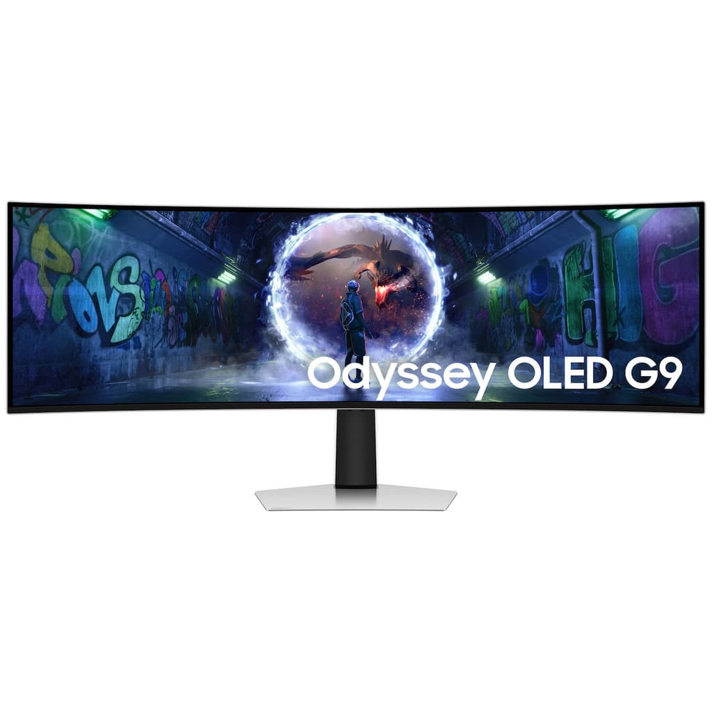 Monitor Gamer Samsung Odyssey OLED G9, 49 Pol, OLED, DQHD, 0.03ms, 240Hz, HDMI/DisplayPort, Prata, LS49DG930SLMZD