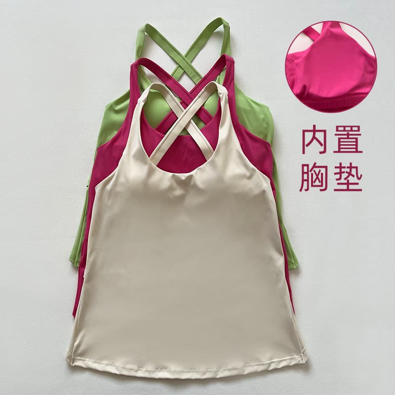 Sutiã esportivo feminino outono correndo treinamento roupas de Fitness roupas de Yoga desgaste exterior com almofada no 