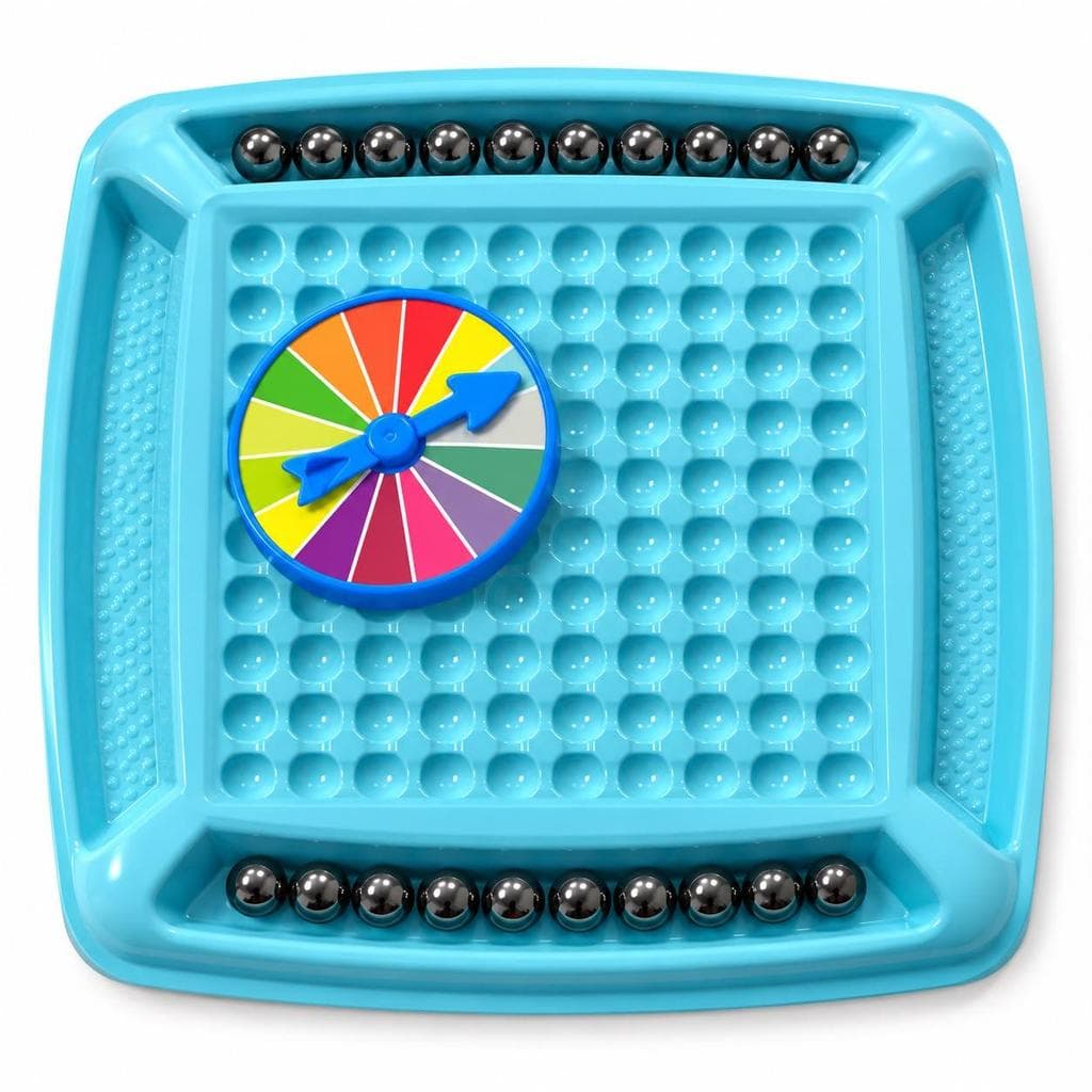 YC Jogo De Xadrez Tabuleiro Magnético Lógica Estratégia Esferas Com Imã Brinquedo De Familia