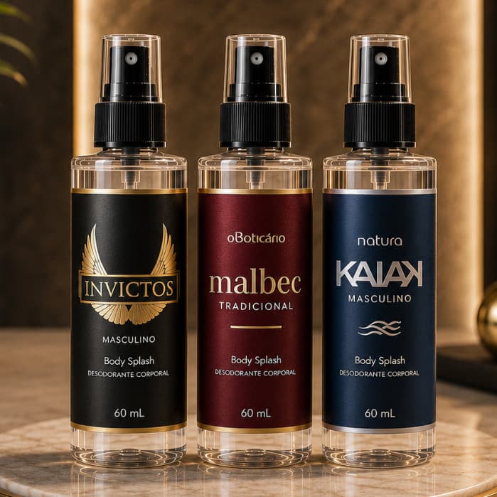 Perfumes Masculinos 60ml Importados Combo com 3 Fragancias Marcantes Longa Duracão Premium