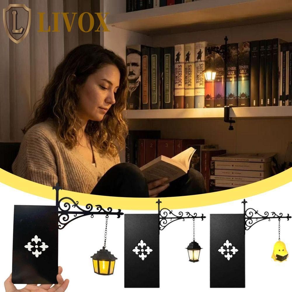 Luz Fantasma De Estante LIVOX , De Lanterna Branca Quente , Lâmpada Vintage
