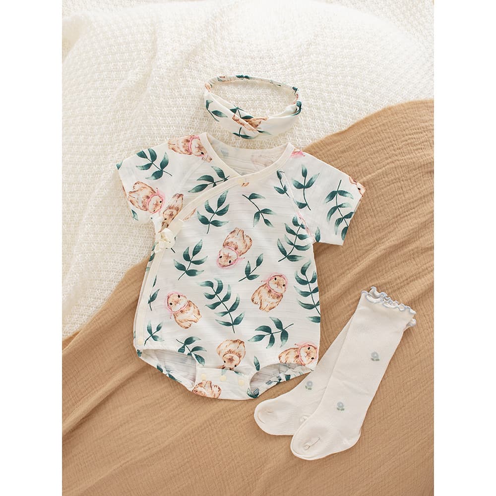 Bebê recém-nascido roupas de verão bebê menina cem dias puro algodão roupas de bebê Ultra-fino bonito princesa mês
