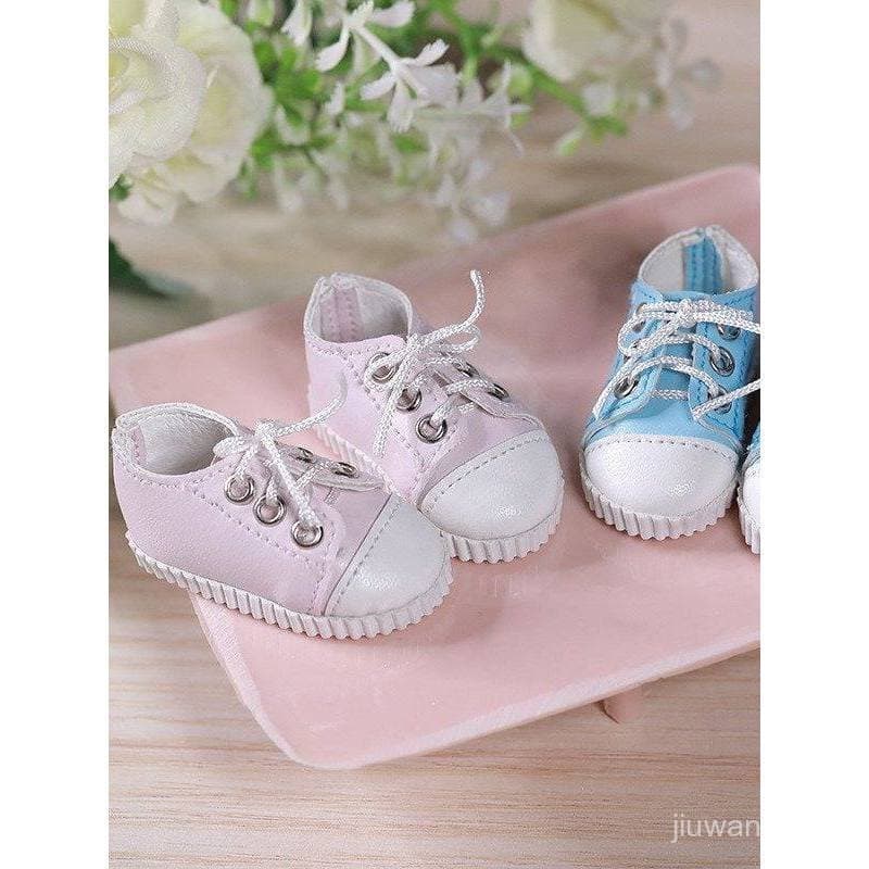 Sapatos de bebê para bonecas articuladas BJD, adequados para bonecas SD, sapatos casuais versáteis de cor sólida e elega