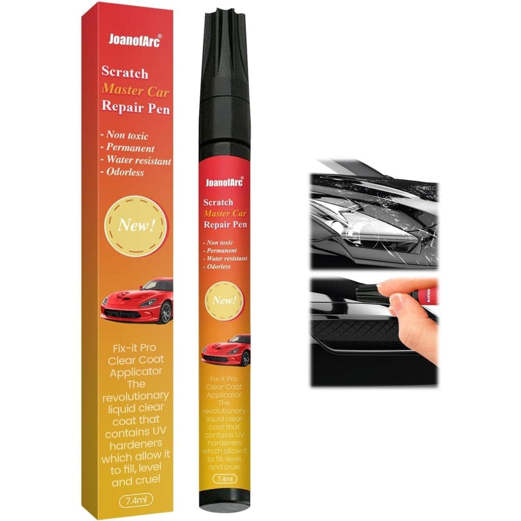 Kit de Reparação de Arranhões para Carros, Tinta Preta para Carros, Caneta de Tinta Preta de Alto Brilho para Jantes 7.4