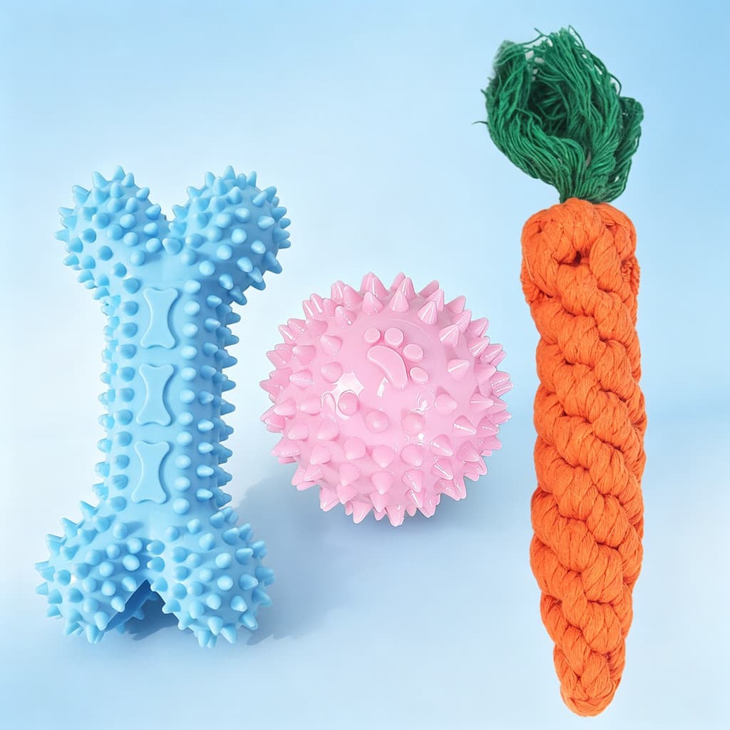 Yahe brinquedo para cachorro, resistente à mordida, osso Molar, goma de mascar, cachorro pequeno, bola de pelúcia, Corgi