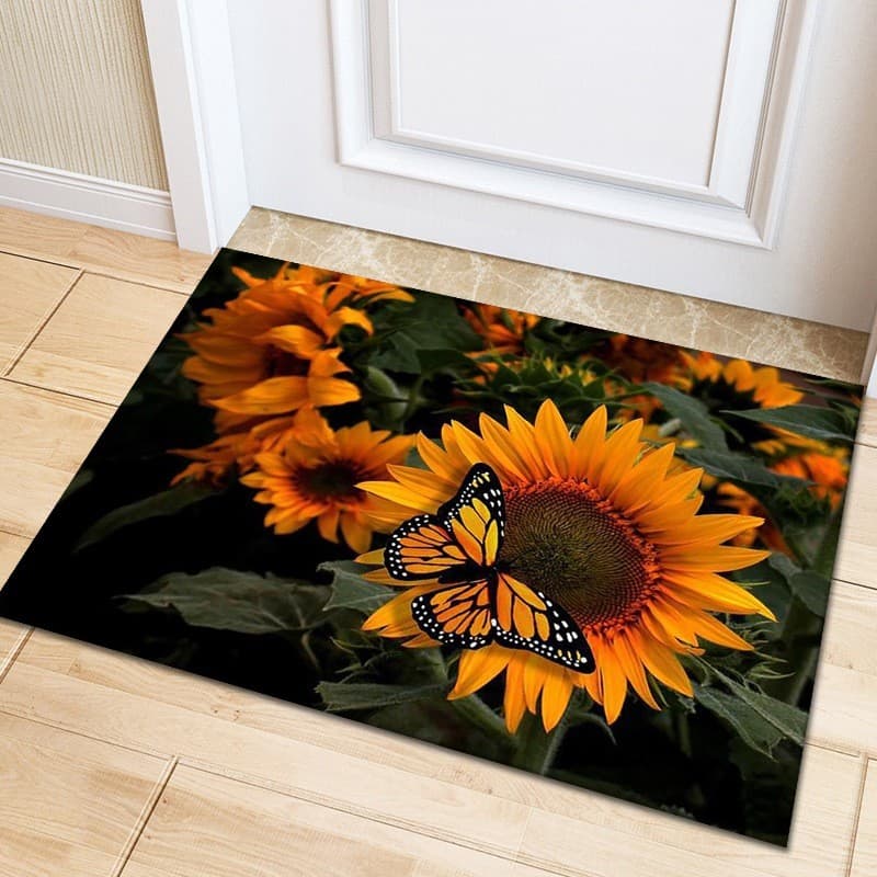 Entrada de entrada antiderrapante pé tapete sala estar quarto doméstico remoção poeira tapete decorativo