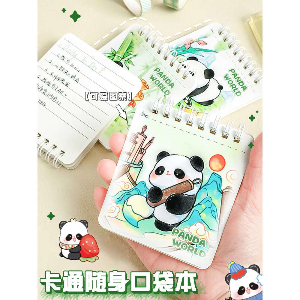 Bobina Notebook Cartoon Notebook Mini Bonito Portátil Portátil Bolso Notebook Escola Primária Presente do Aluno Sala de 