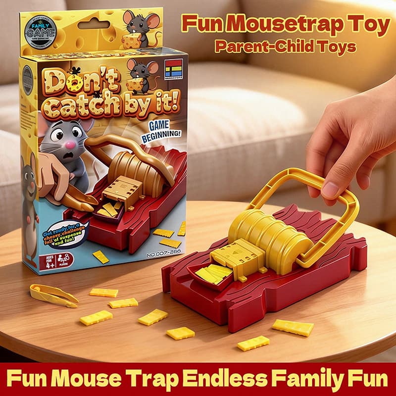 Mouse armadilha jogo de tabuleiro brinquedo interação pai-filho jogo complicado festa em família jogo de tabuleiro