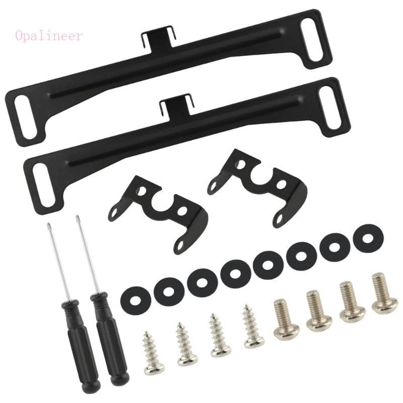 Kit Suporte Câmera Backup Placa Licença Opalineer Para Reparo Montagem Traseira 2 Pacotes