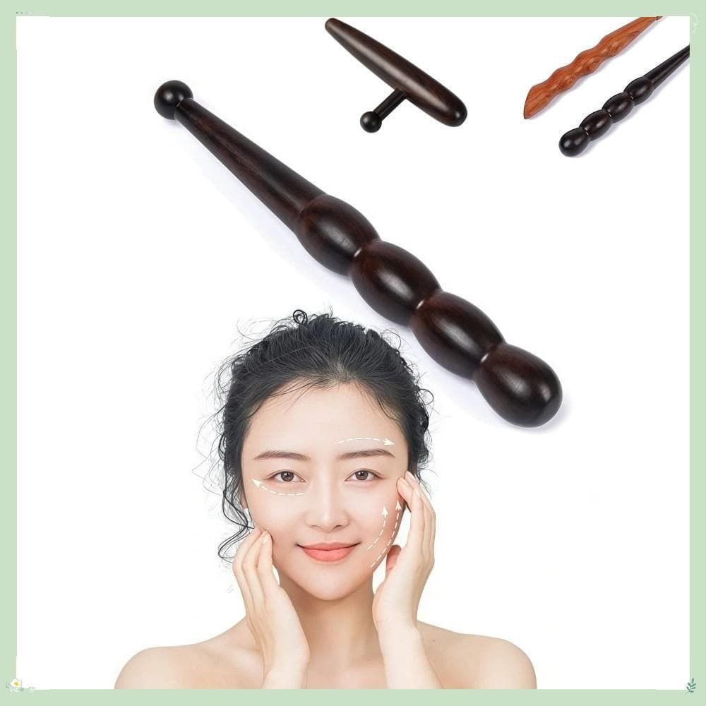 Ferramentas De Massagem Gua Sha Point , Massageador De Pés De Sândalo Para Relaxamento Muscular , Alívio Do Estr