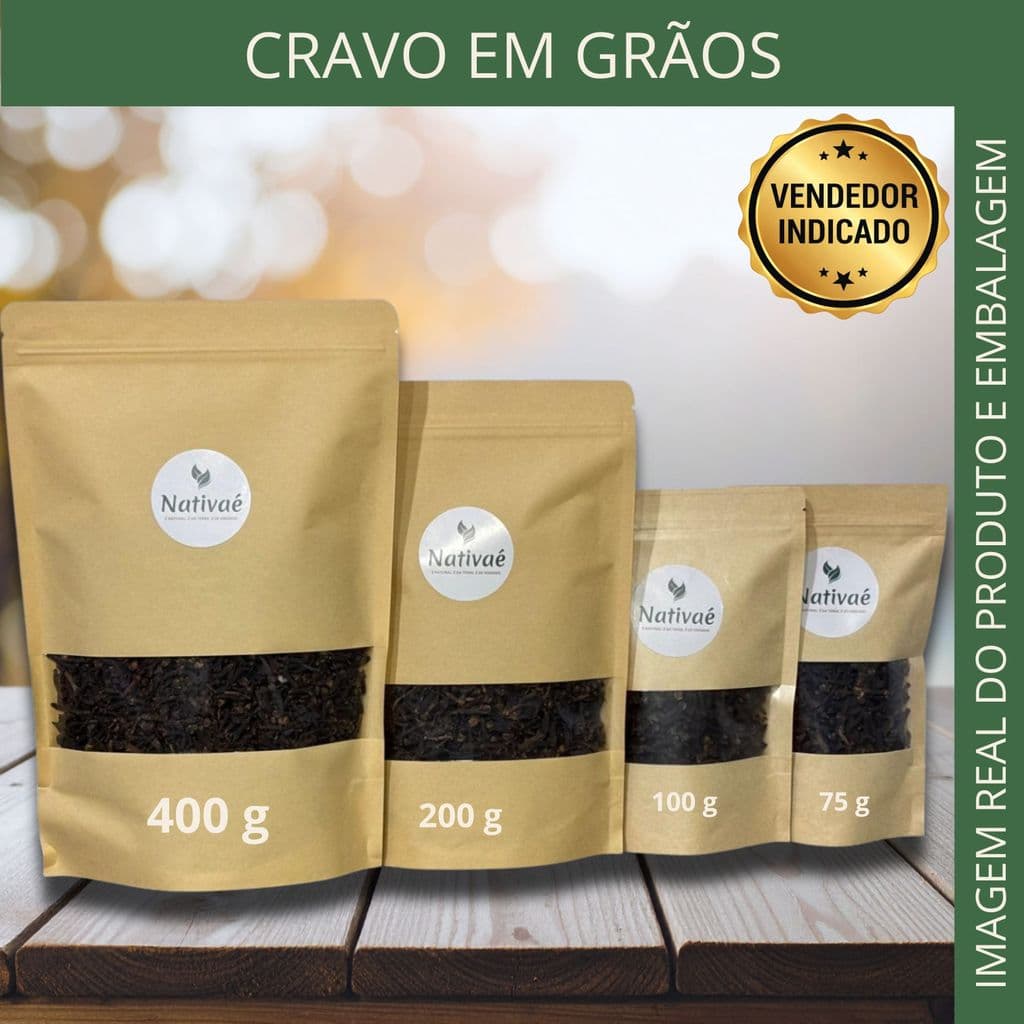 Cravo em Grãos Nativaé Natural Especiaria para Temperos e Receitas