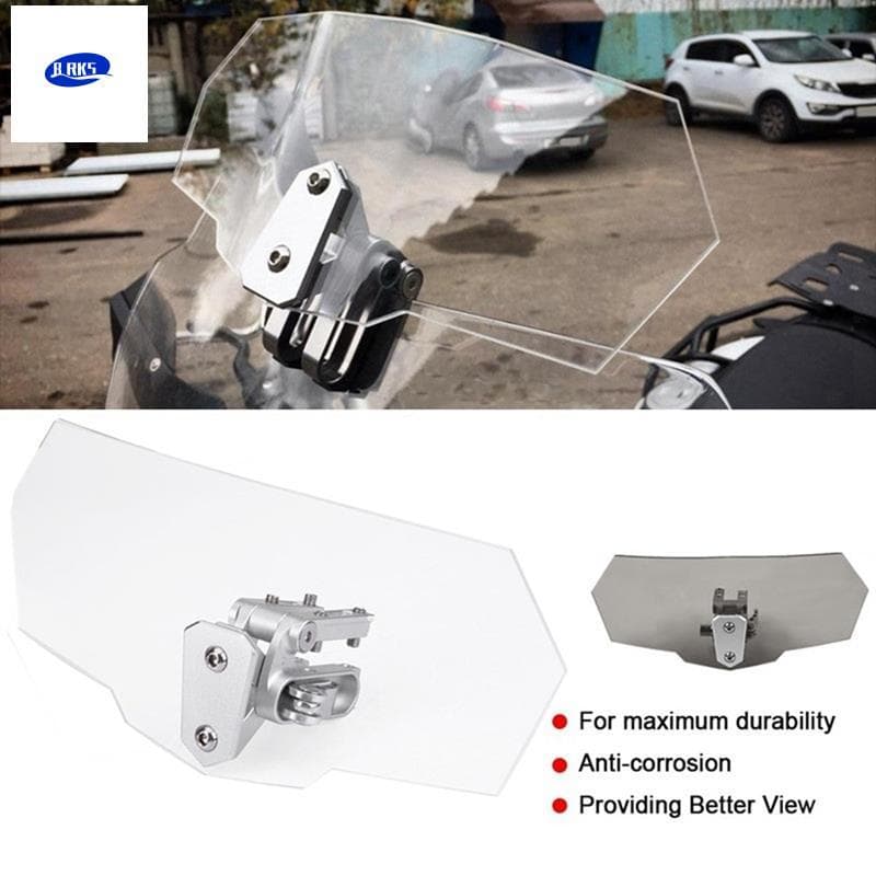 Universal Moto Pára-Brisas Acessório Clipe Em Extensões De Brisa 20CM Para Nmax155 PCX150 X-ADV jimarnoldbr