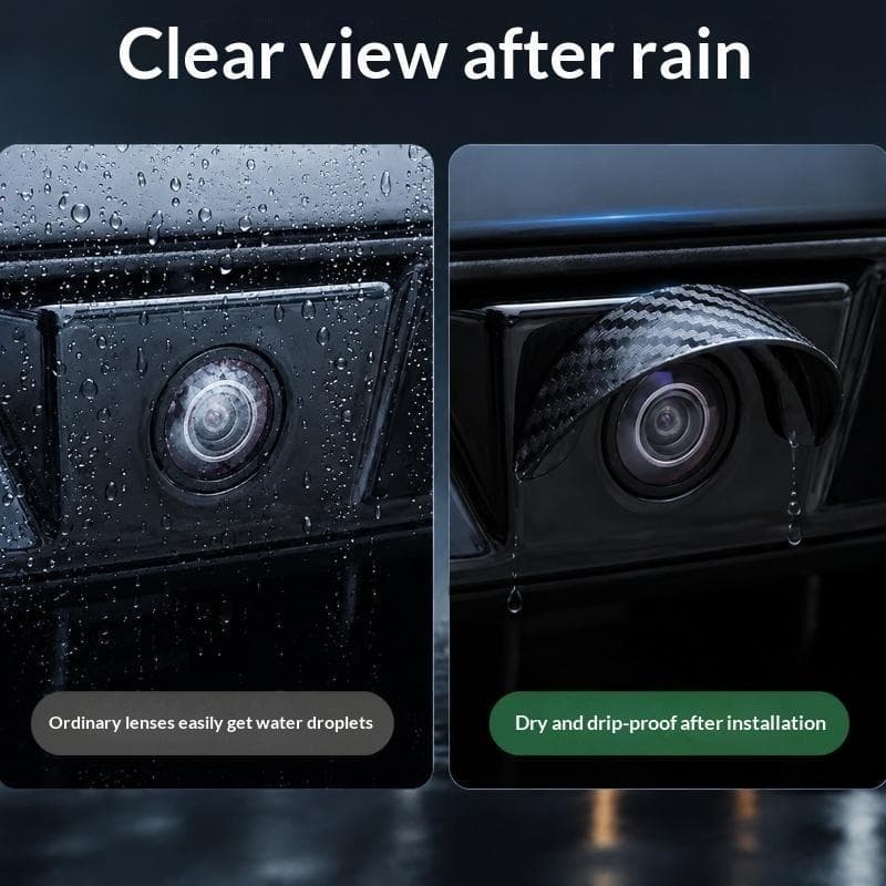 Capa De Chuva Para Câmera De Visão Traseira De Carro 1/2/4 Unidades , Fácil Instalação , PVC À Prova D'água SUV Tru Use