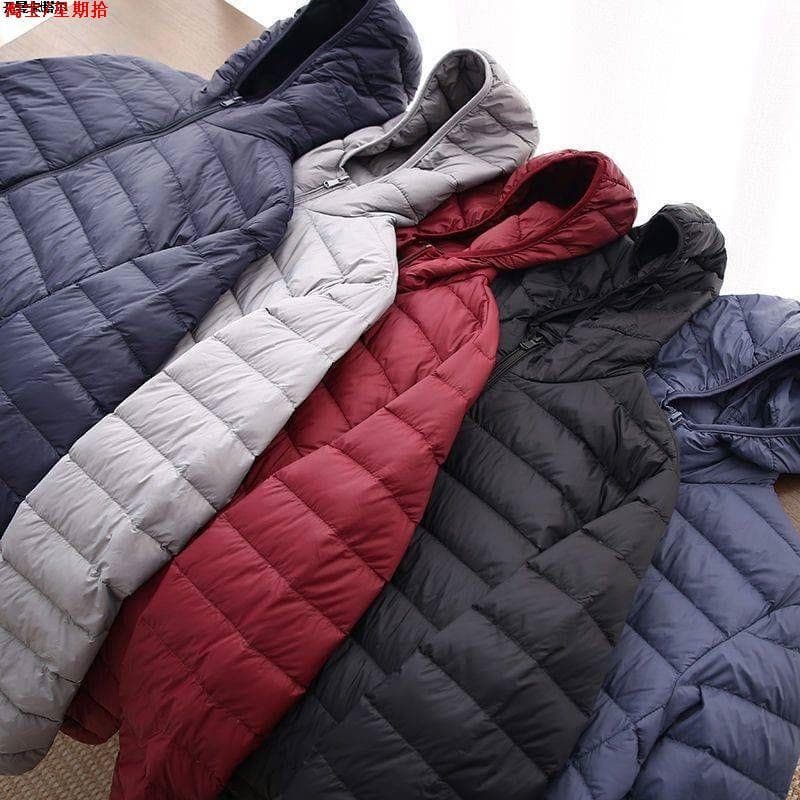 Jaqueta acolchoada masculina 2026 novo estilo leve jaqueta acolchoada de meia-idade juventude Plus Size jaqueta acolchoa