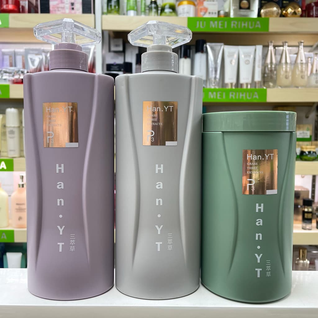 Hany Tang Sancui Grass Salon Exclusivo Shampoo Lavagem Corporal Máscara de Cabelo Anticaspa Fofo Hidratante Hidratante S