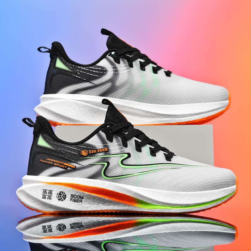 Verão tênis de corrida absorção de choque sola macia tênis de corrida malha respirável sapatos esportivos 3316