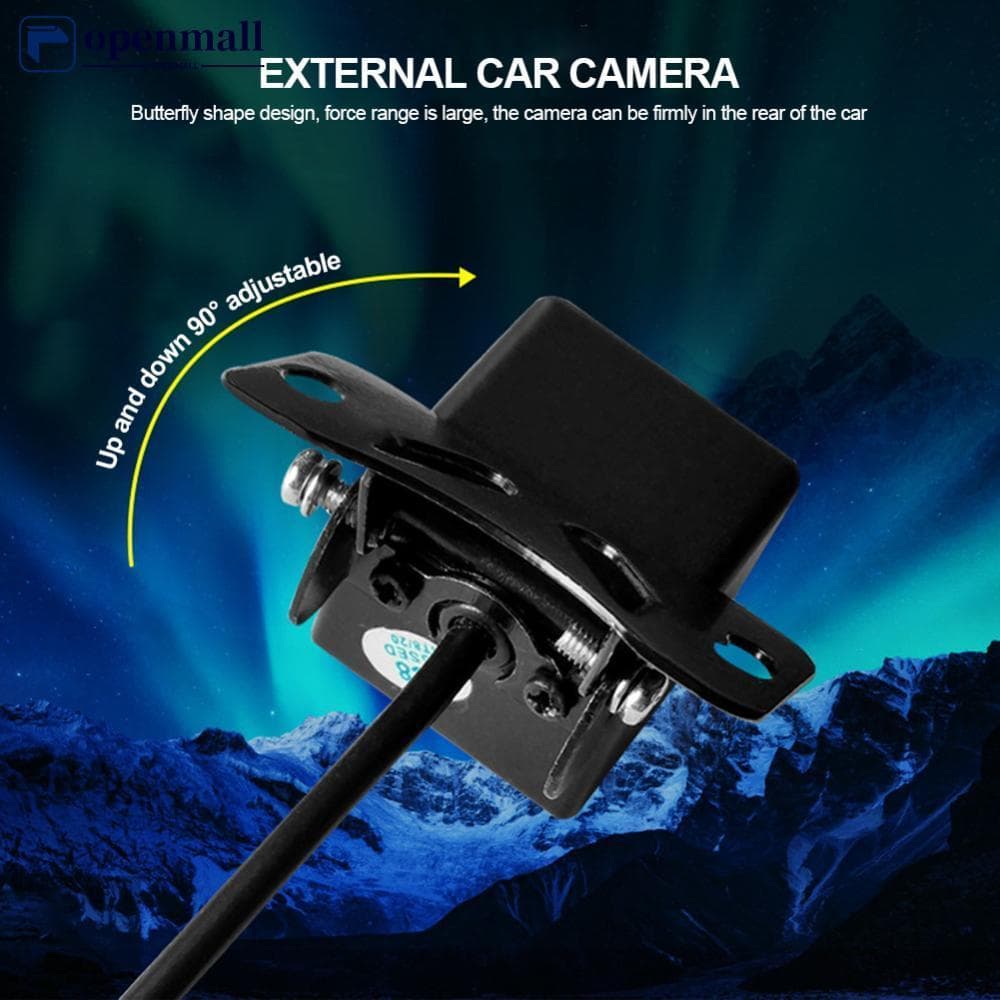 OMALL 4LED/8LED/12LED Câmera De Visão Traseira Do Carro Grande Angular HD À Prova D'água Backup Estacionamento Reverso S