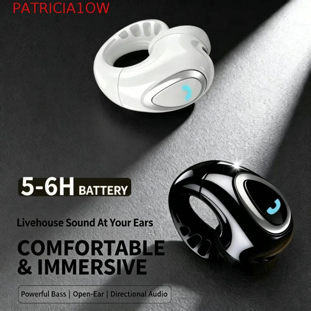 PATRICIA1OW Fone De Ouvido Único , Fones Abertos Ultraleves Bluetooth 5.3 , Com Clipe De Tamanho Mini