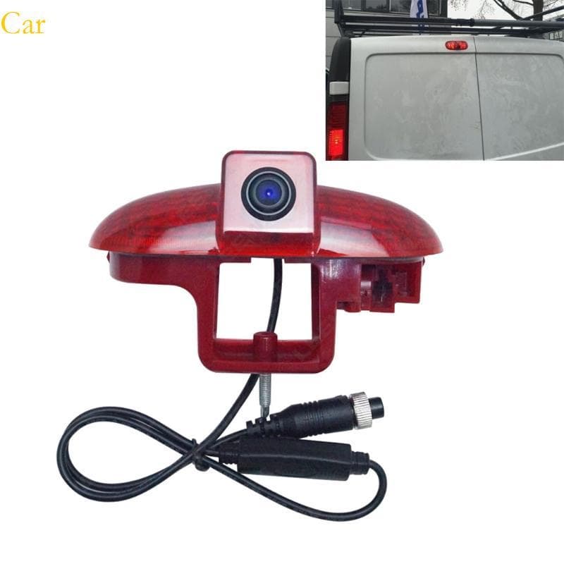 Terceira Luz De Freio Do Carro Câmera De Visão Traseira IP68 À Prova D'água 170 ° Ré Angular