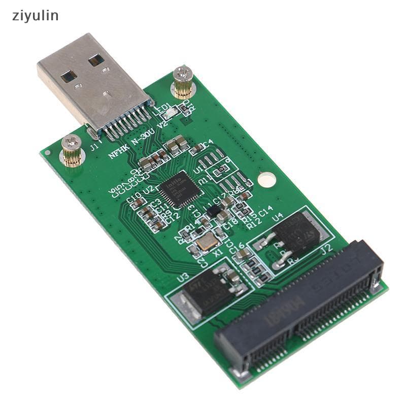 CVC 1Pc Mini USB 3.0 Para PCIE mSATA SSD Externo PCBA Conveter Placa Adaptadora CV
