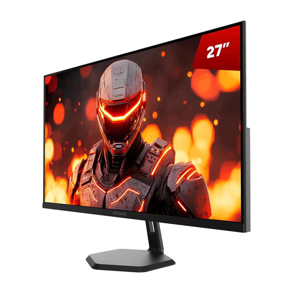 Monitor Gamer PCYES Quartzo Q27F 27" Flat Fhd IPS 100HZ 5MS Hdmi/Vga Freesync Black Vulcan PMGQ27F100BV - PCYES