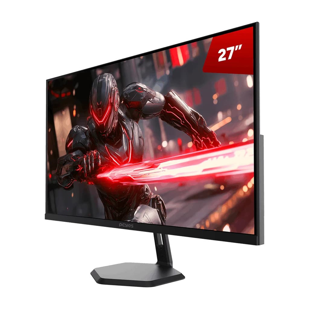 Monitor Gamer PCYES O-Creed O27F 27" Flat Fhd IPS 180HZ 1MS Hdmi/Dp Freesync Black Vulcan PMGO27F180BV - PCYES