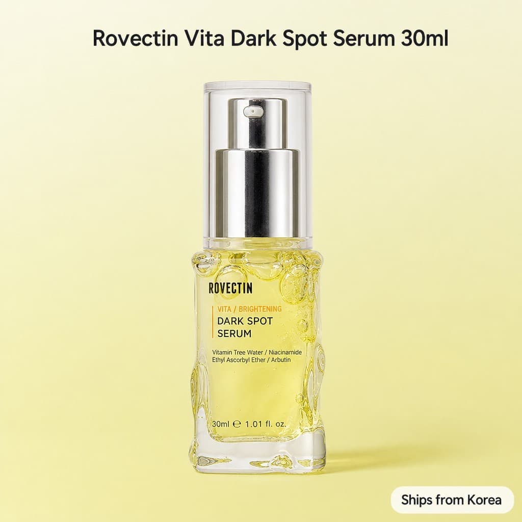 Rovectin Vita Dark Spot Serum 30ml - Sérum Iluminador Vitamina C Coreano