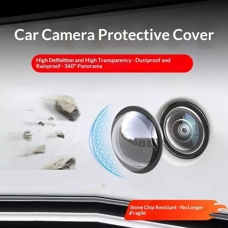 4 Pçs De Fibra Carbono Câmera Visão Traseira Do Carro Protetor Chuva Anti Nevoeiro Capa À Prova Dwaterproof Água Fácil I
