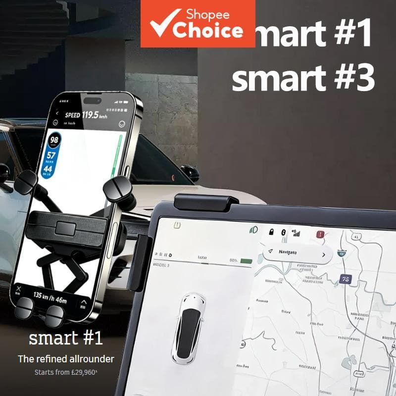 Adequado para Smart # 1/Smart # 3 suporte magnético por gravidade para telefone em carro