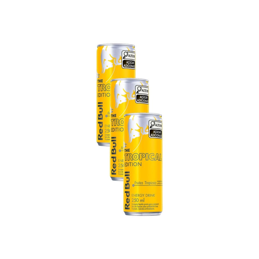 Kit 3 Energético Red Bull Tropical 250ml