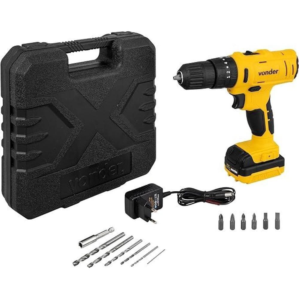 Parafusadeira/Furadeira de Impacto PFV120I à Bateria Vonder