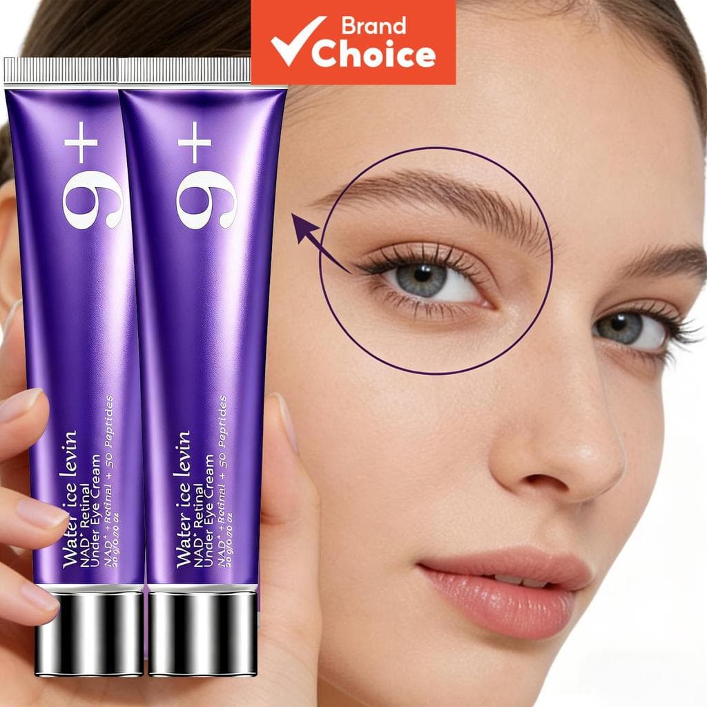 Water Ice Levin 9+ Retinal Creme para Olhos 20g - Complexo de 50 s, Anti-Idade, Firmeza, Reduz Linhas Finas & Olheiras