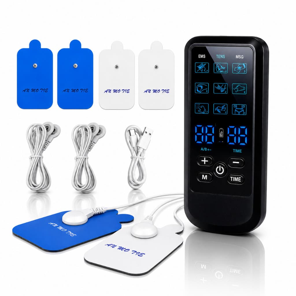 Estimulador Elétrico De Pulso Muscular USB Massageador Corporal Recarregável Alívio Da Dor Do Braço Cervical Pescoço